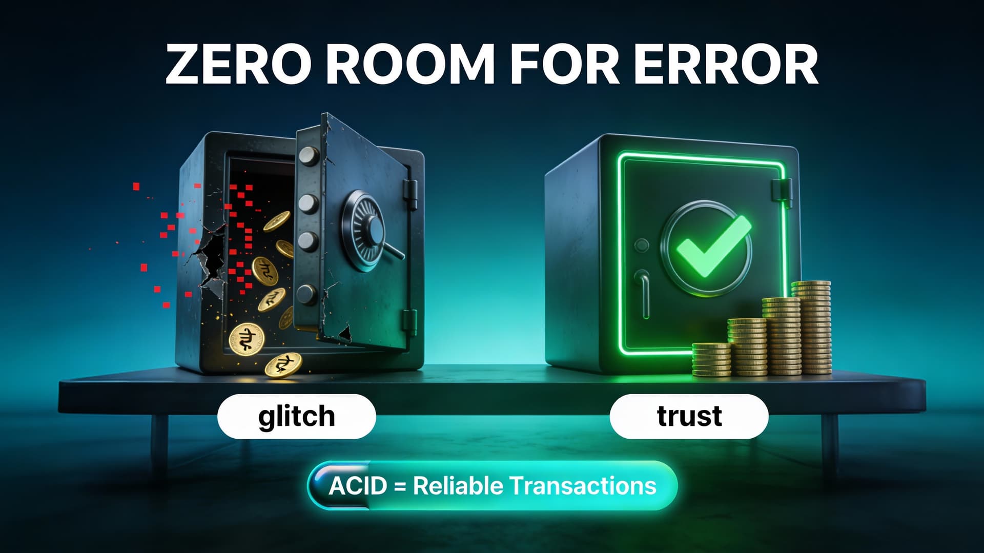 Zero Room for Error: The ACID Test of Financial Credibility